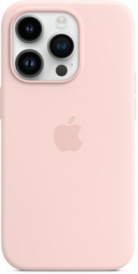 Чехол "vlp" Silicone Case with MagSafe для iPhone 14 Pro, светло-розовый
